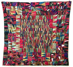 African-American satin quilt