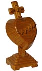Match stick heart and cross