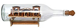Exceptional house in a bottle whimsy