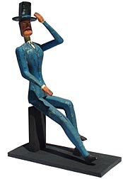 Carved gentleman
