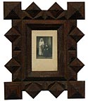 Tramp art frame