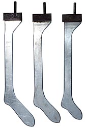 Three industrial stocking forms