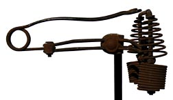Iron bicycle seat frame