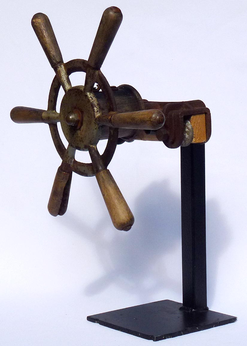 Wood and metal wheel