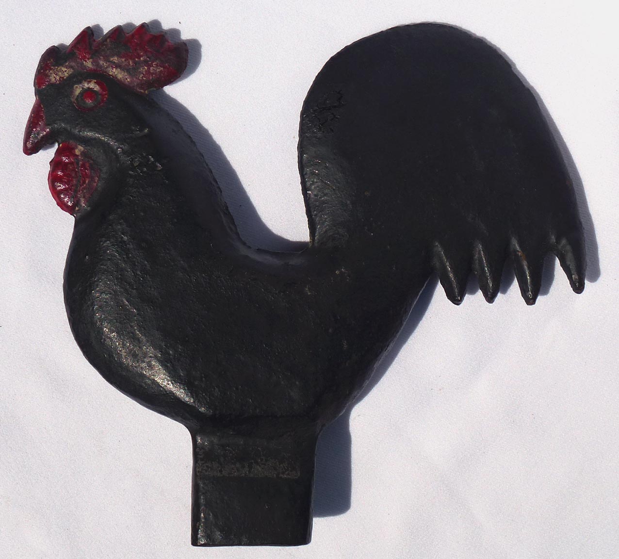 Cast iron Hummer rooster windmill weight