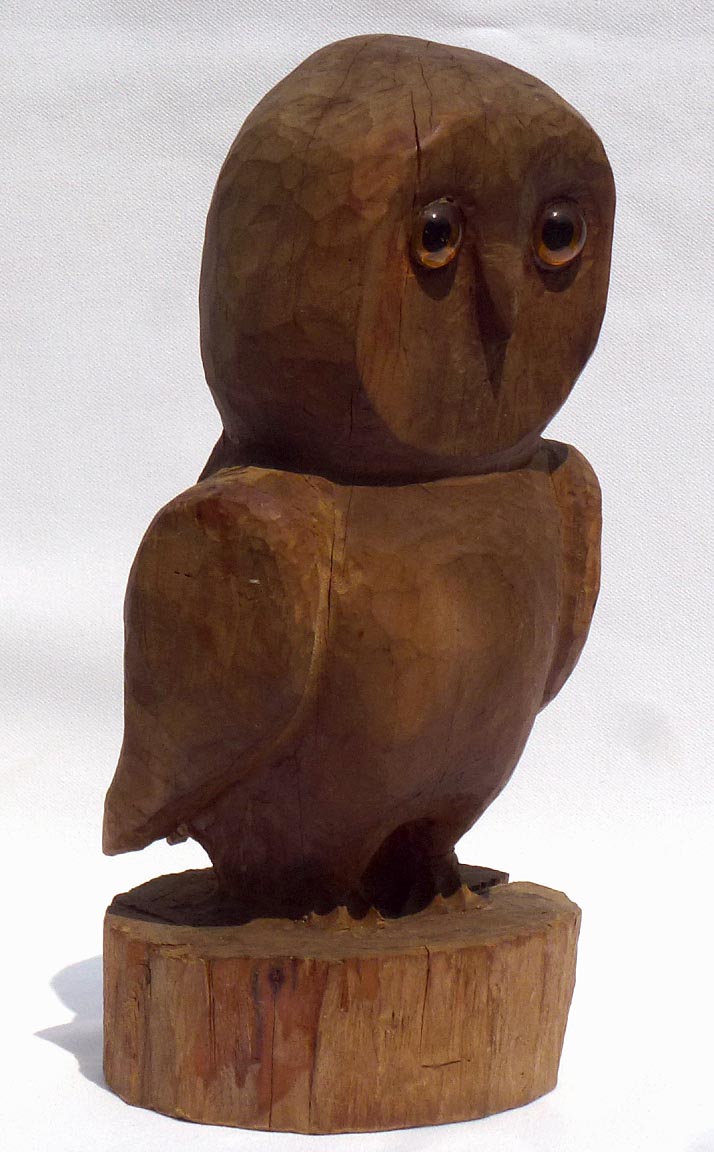 Carved owl