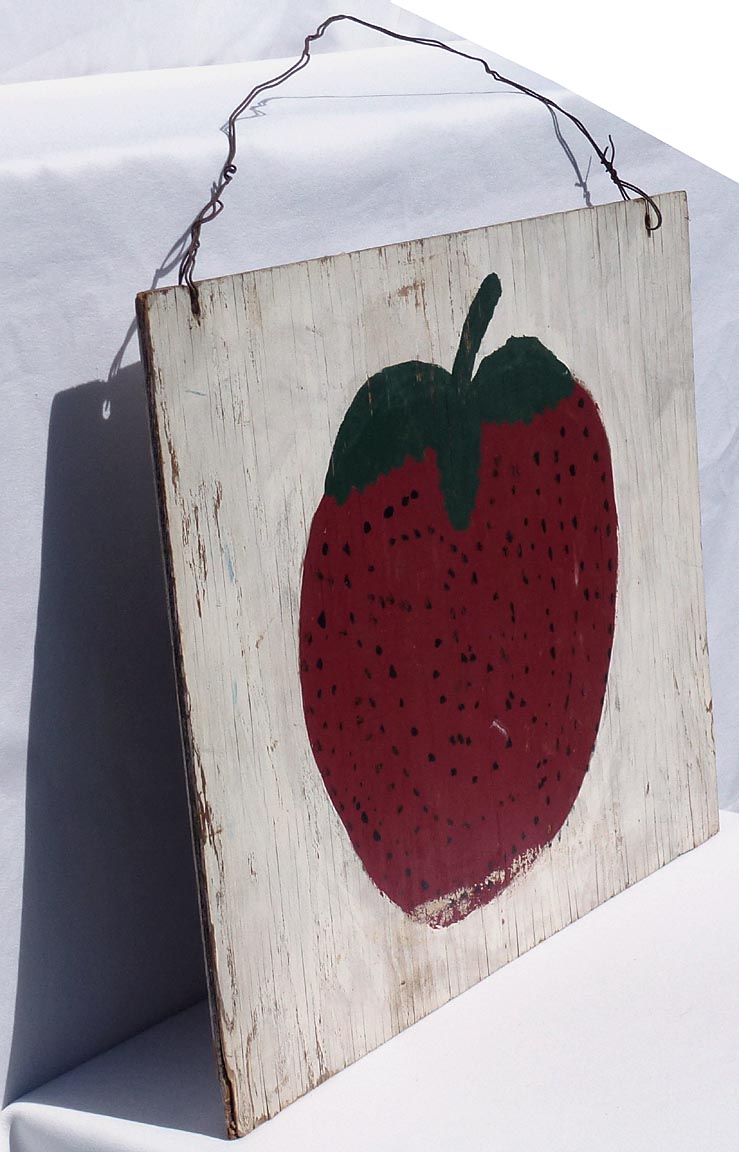 Strawberry sign