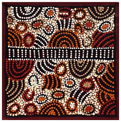 Australian aboriginal painting by Kim Butler Napurrula