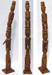 Carved totem