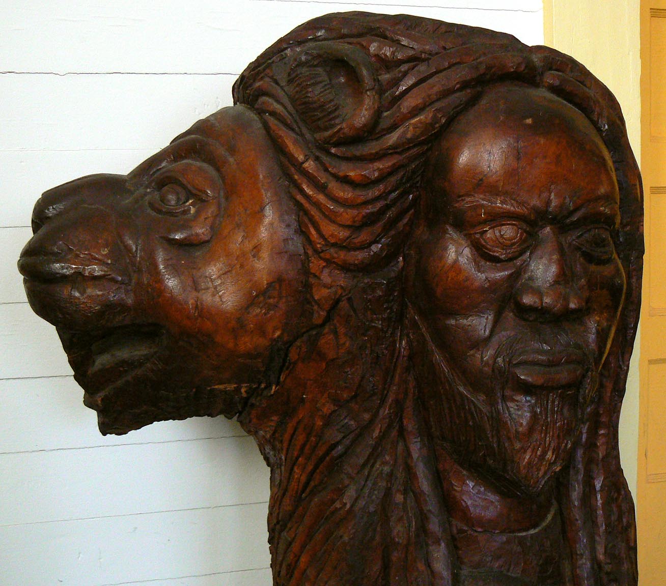 Large African-American carving