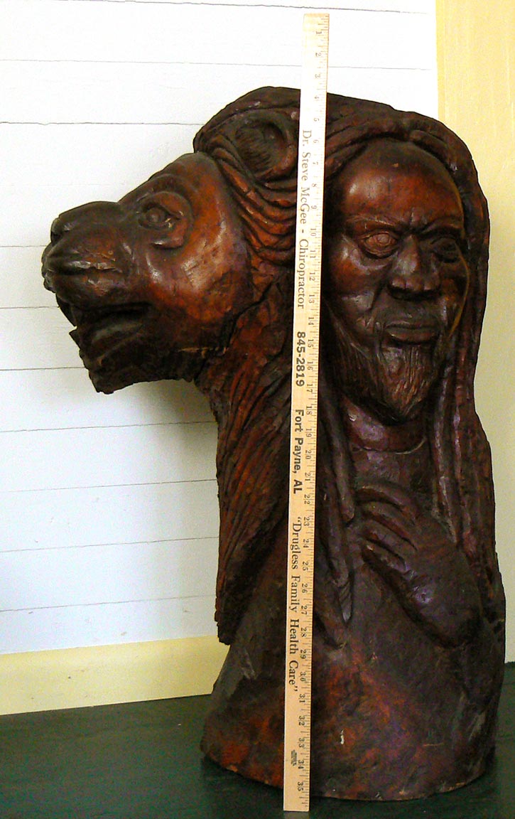 Large African-American carving