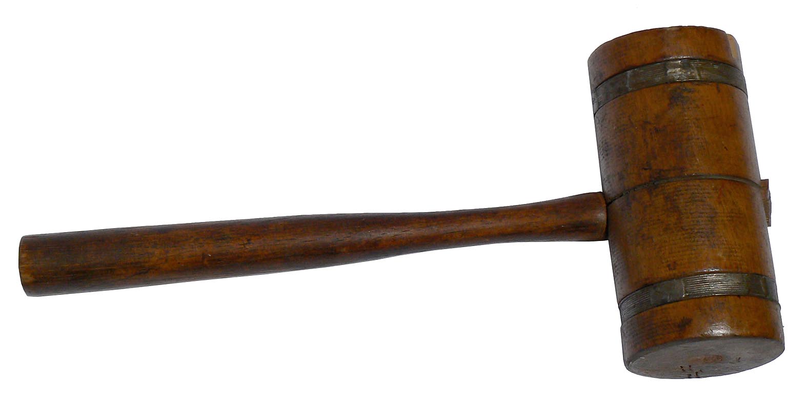 Primitive wooden mallet with good patina