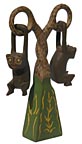Carved whimsey with monkeys