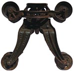 Cast iron hay trolley