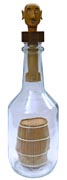 Barrel in a bottle whimsy
