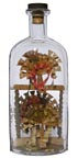 Fan carved bottle whimsey