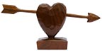 Lover's whimsey carving