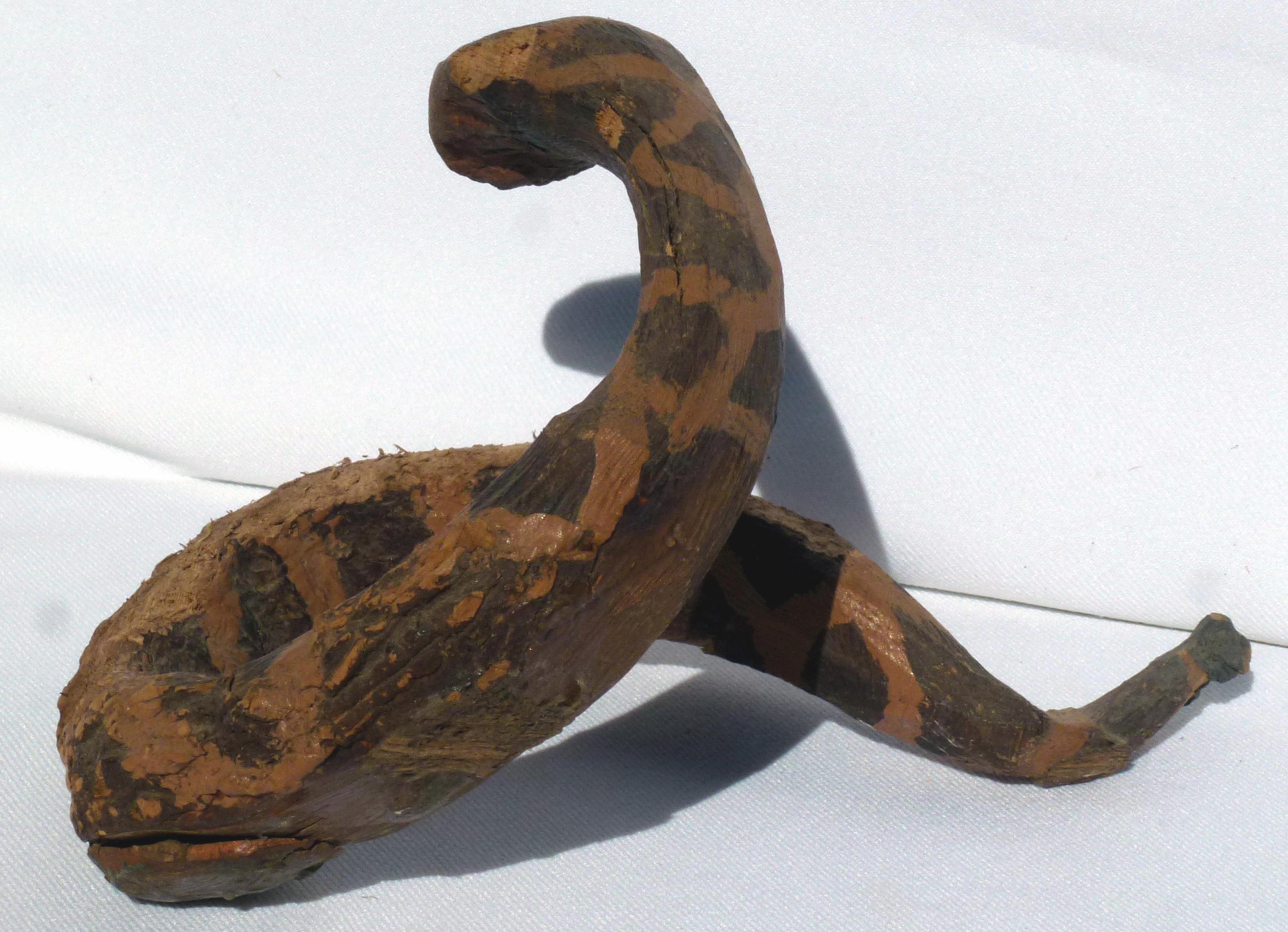 Carved snake