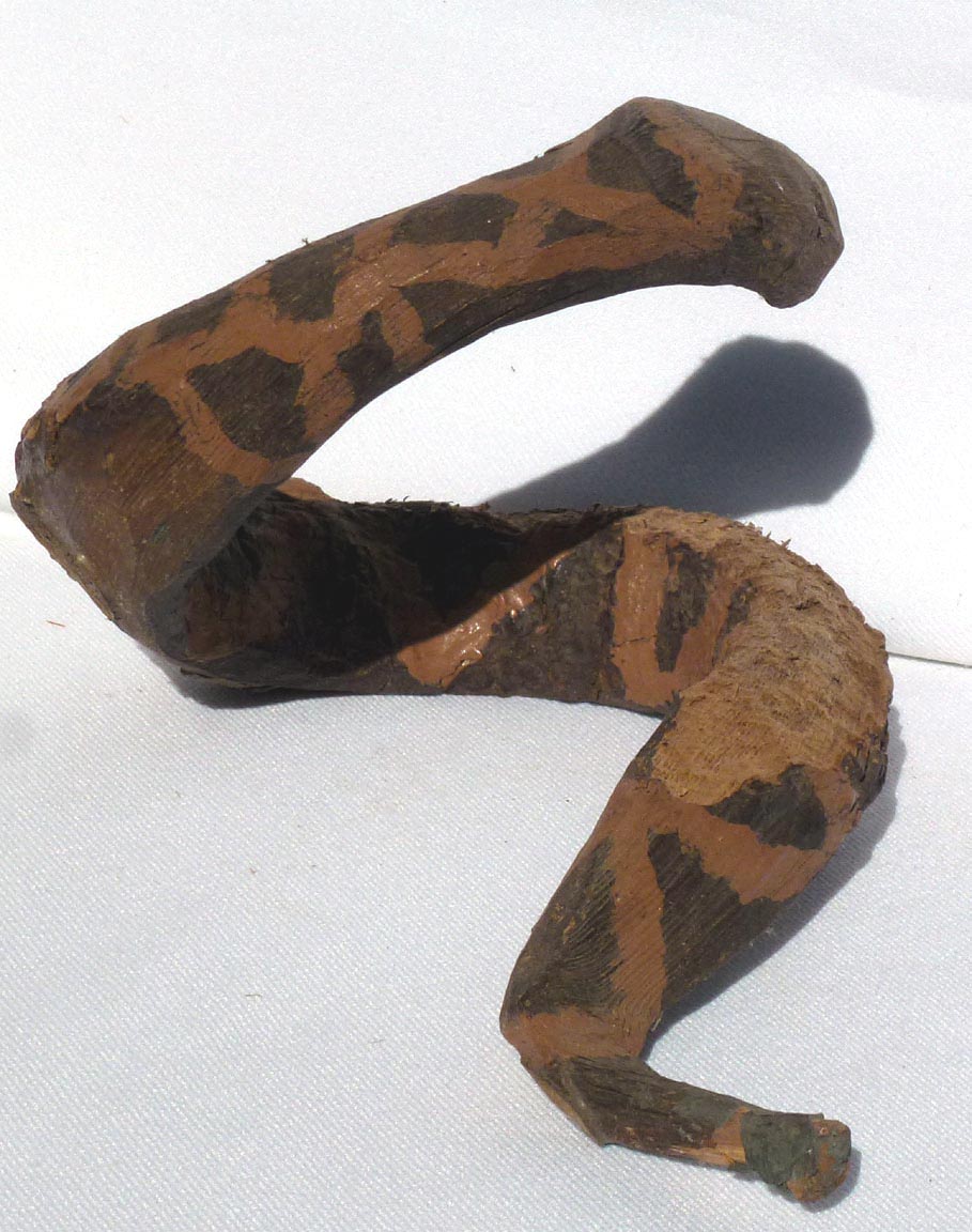 Carved snake