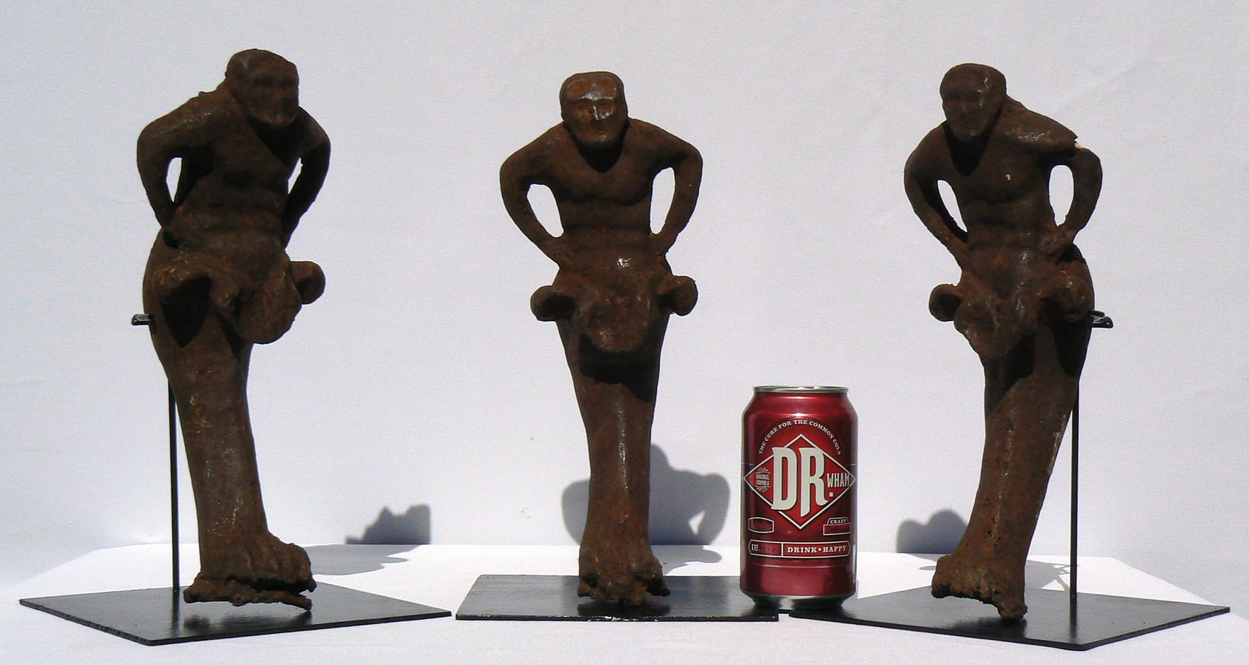 Three 19th c. Cast Iron Figures