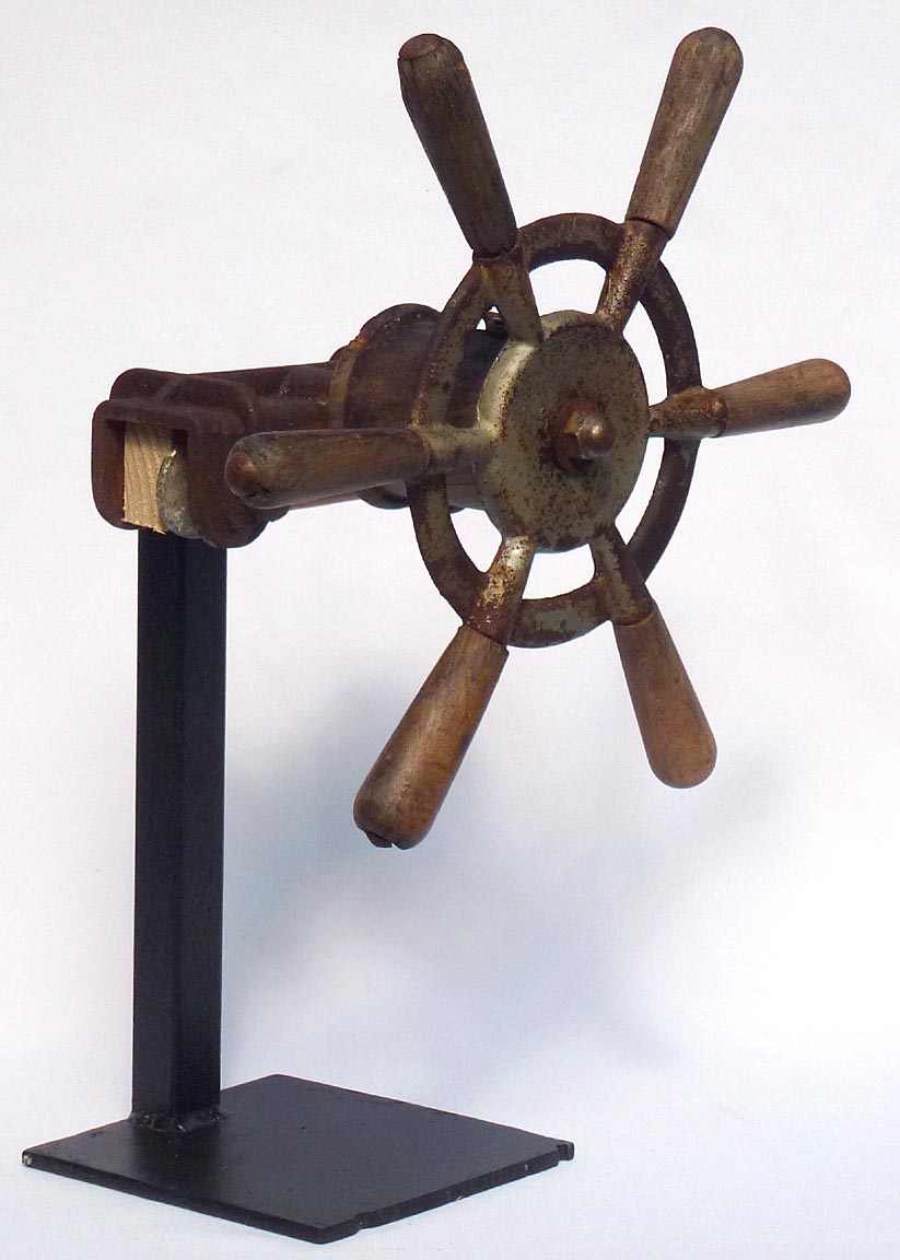 Wood and metal wheel