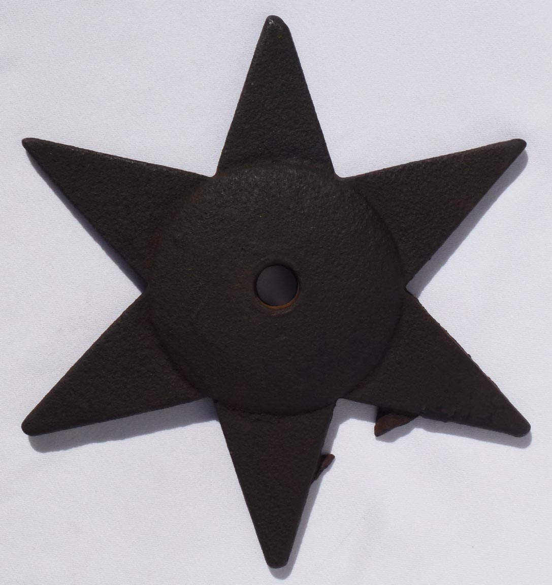 Cast iron architectural star tie-ins