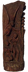 Adam and Eve carving
