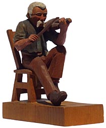 Carving of fiddler