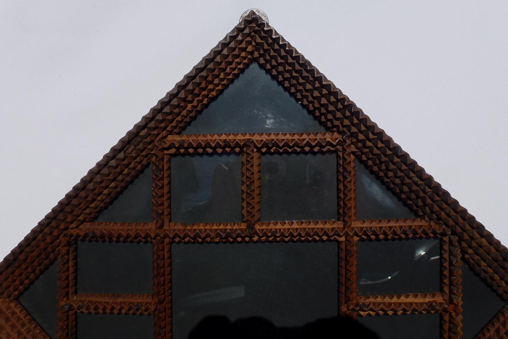 Multiple opening tramp art frame