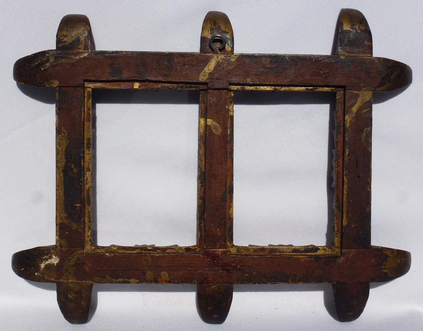 Finely carved double frame