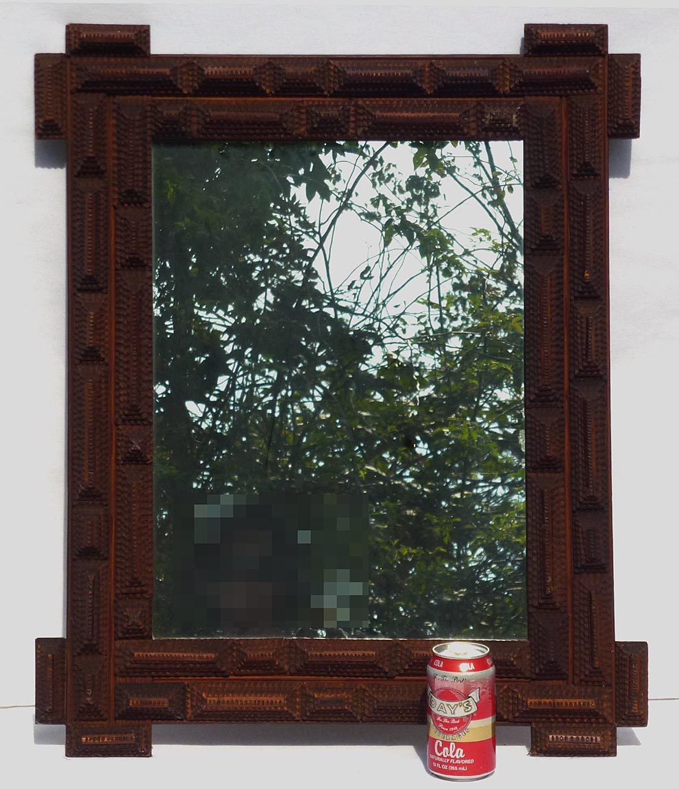 Tramp art frame
