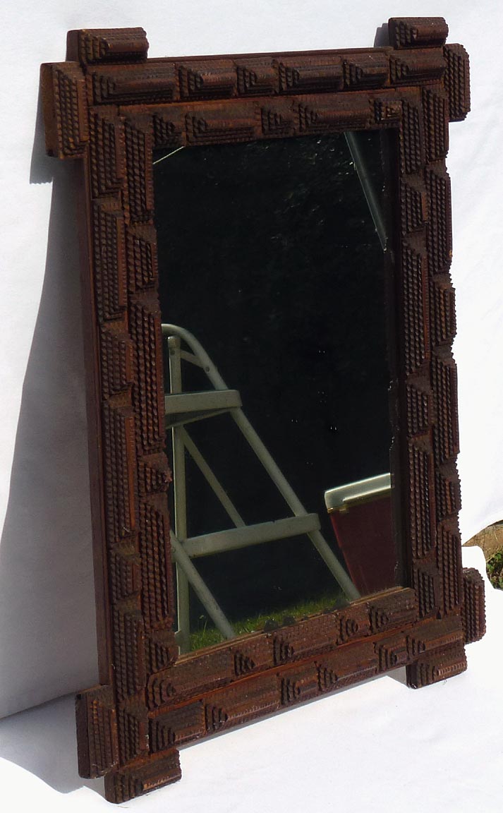 Tramp art frame