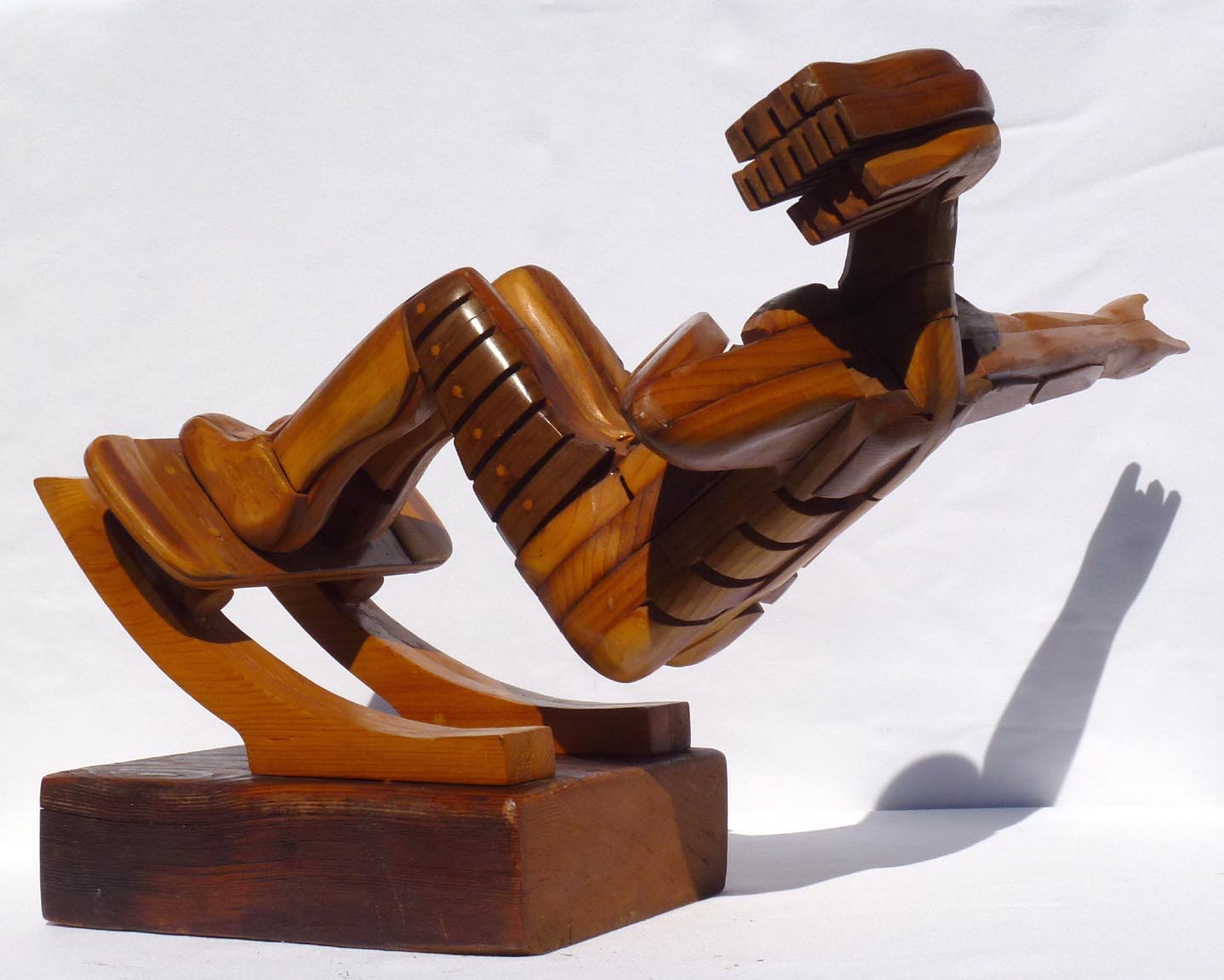 Skateboarder sculpture