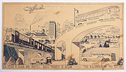 Mass Transit In Action drawing by John R. Byng