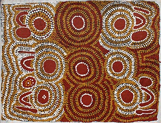 Australian Aboriginal painting by Molly Martin